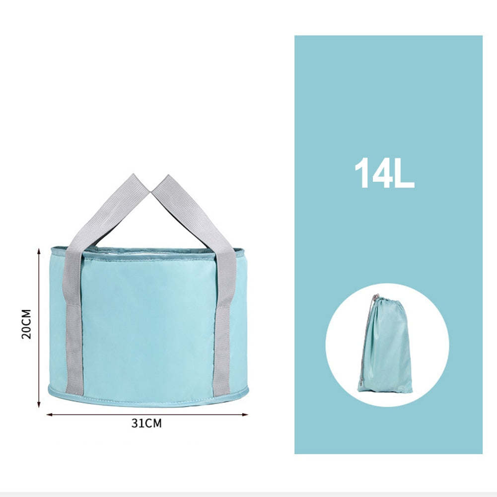 Collapsible Portable Foot Tub for easy foot soaking at home or on the go; durable, waterproof, and foldable for compact storage.